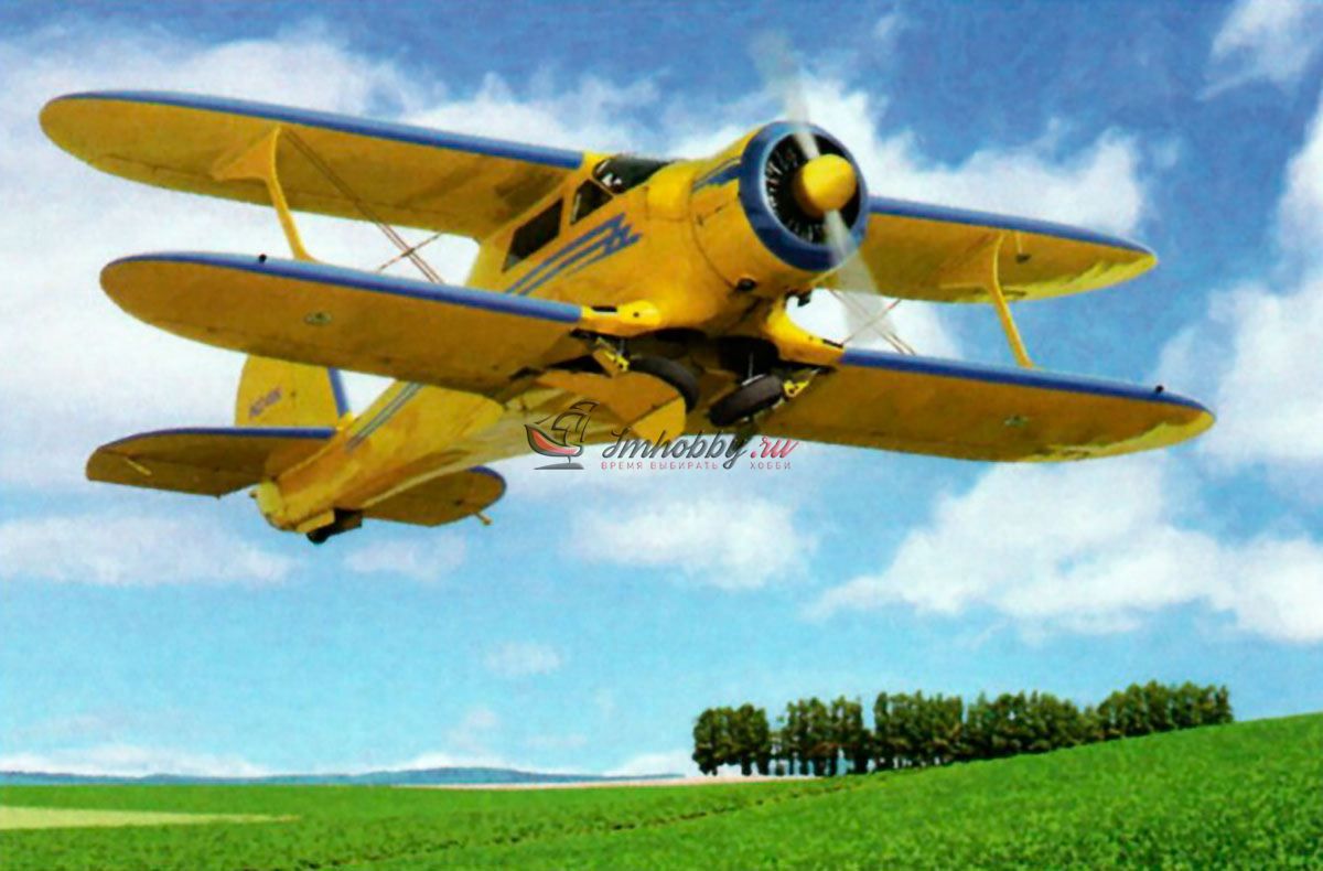 Beechcraft D17S Staggerwing масштаб 1:48 Roden ROD446