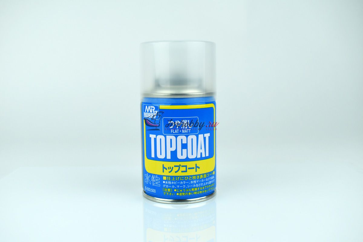 Лак Topcoat Flat Spray матовый в баллоне 88 мл Mr.Hobby B-503.