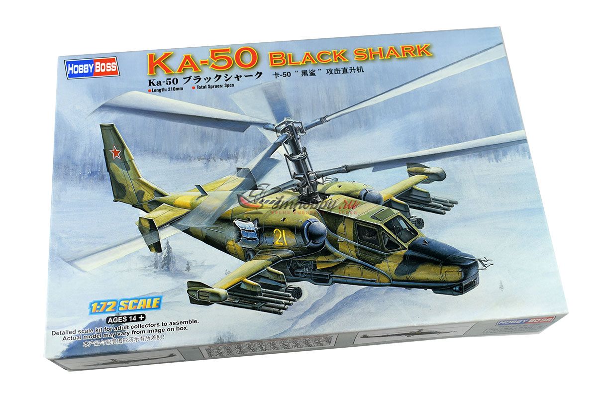 Russian Black Shark масштаб 1:72 Hobby Boss HB87217