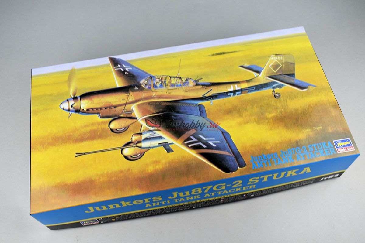 Ju-87G-2 Stuka Anti Tank Attacker масштаб 1:48 Hasegawa HS09054