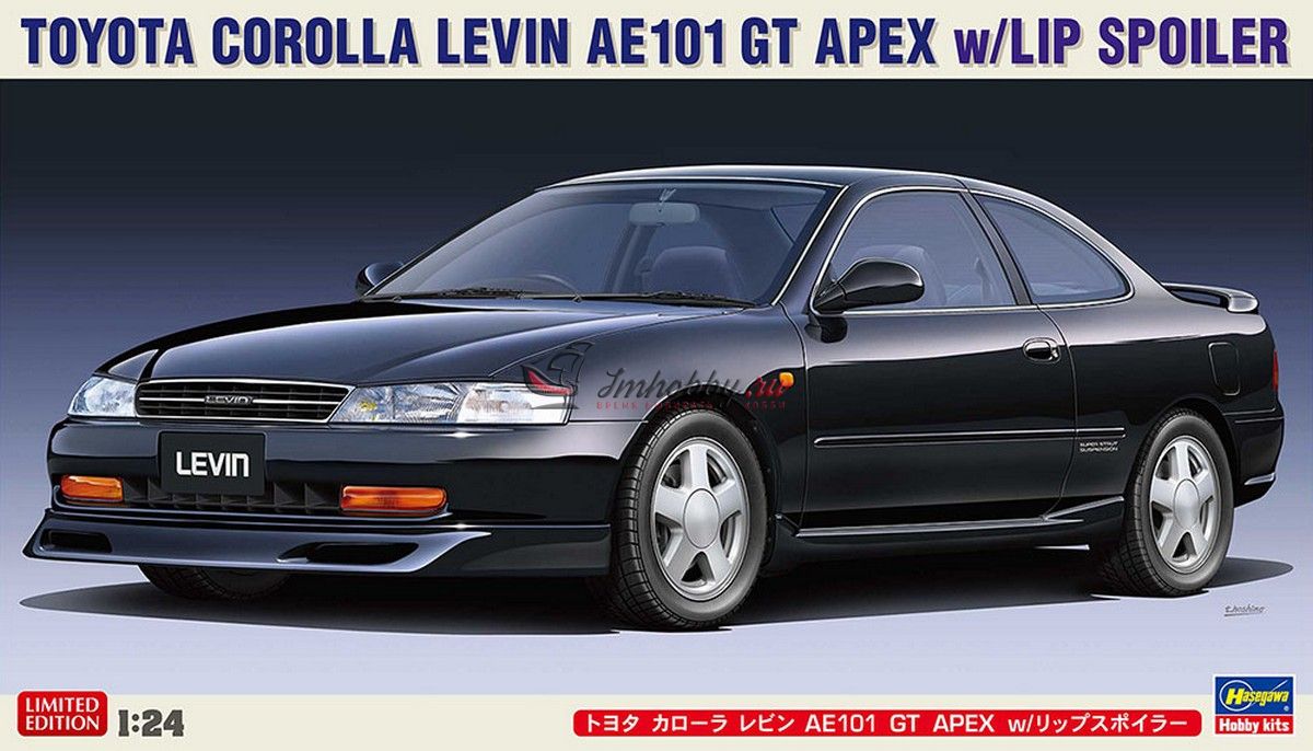 Toyota Corolla Levin AE101 GT Apex w/Lip Spoiler масштаб 1:24 Hasegawa  HS20582