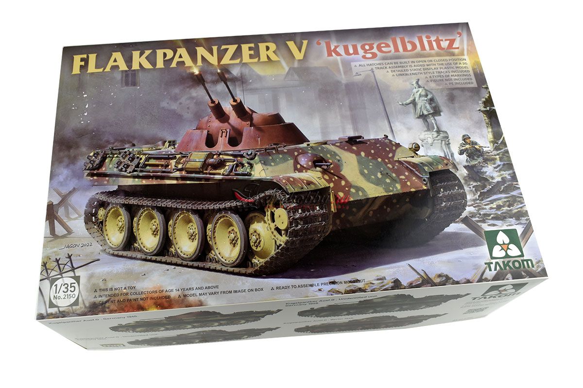 Flakpanzer V Kugelblitz масштаб 1:35 Takom TAK2150